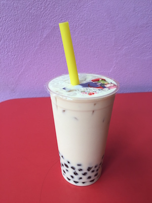 Boba Cruz is thick and often a good sweetness. It is very important to shake the drink for a good consistency. There are many funky flavor options available. Photo by Alex Merkle-Raymond. 