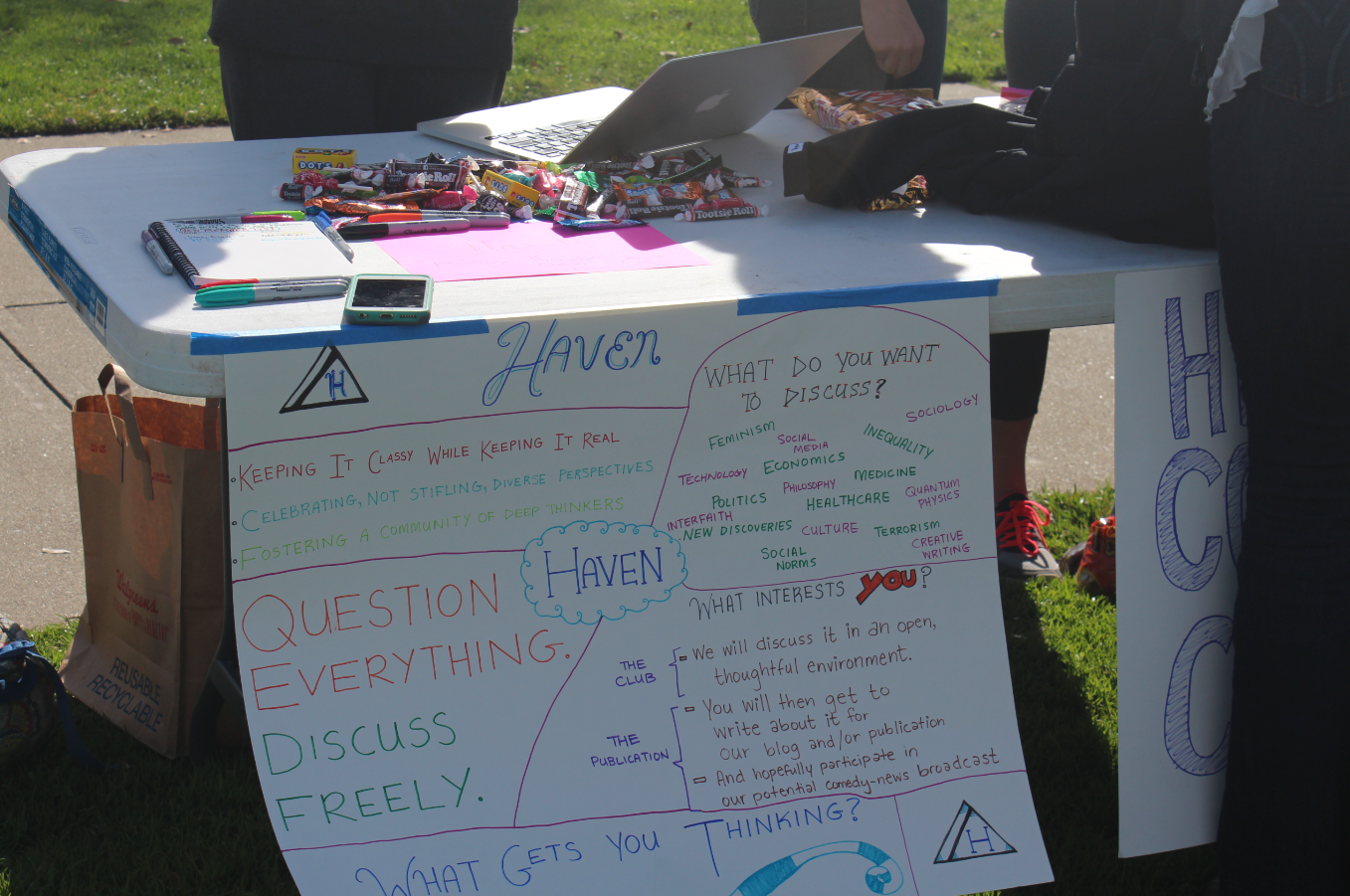 Haven is both a club and a publication and encourages open discussion about relative issues amongst the Paly community. Photo by Nika Woodfill.