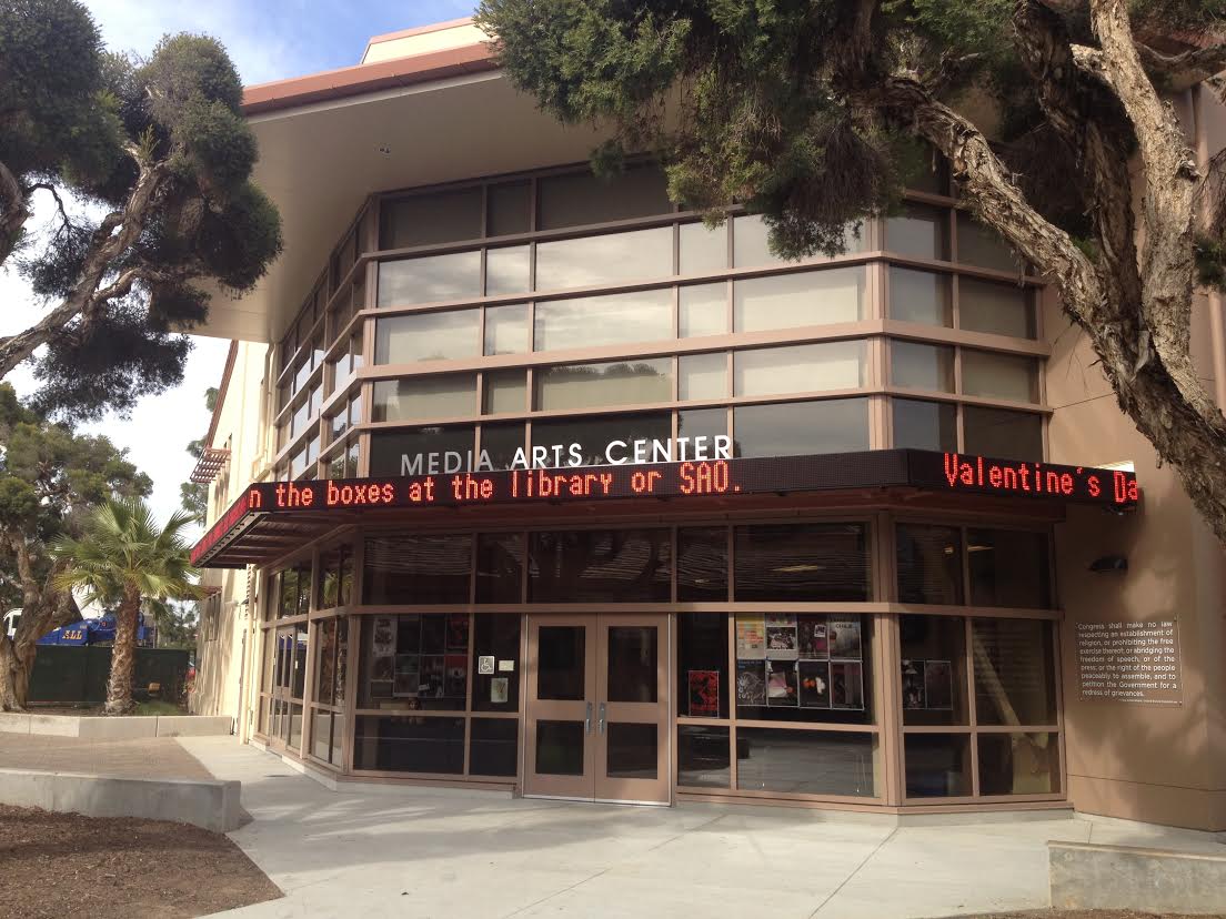 The Media Arts Center displays notifications on its ticker. Palo Alto High School has always been a visionary in Journalism and with a project to archive past Journalism, Paly hopes to preserve its vibrant history. Photo by the Paly Voice.