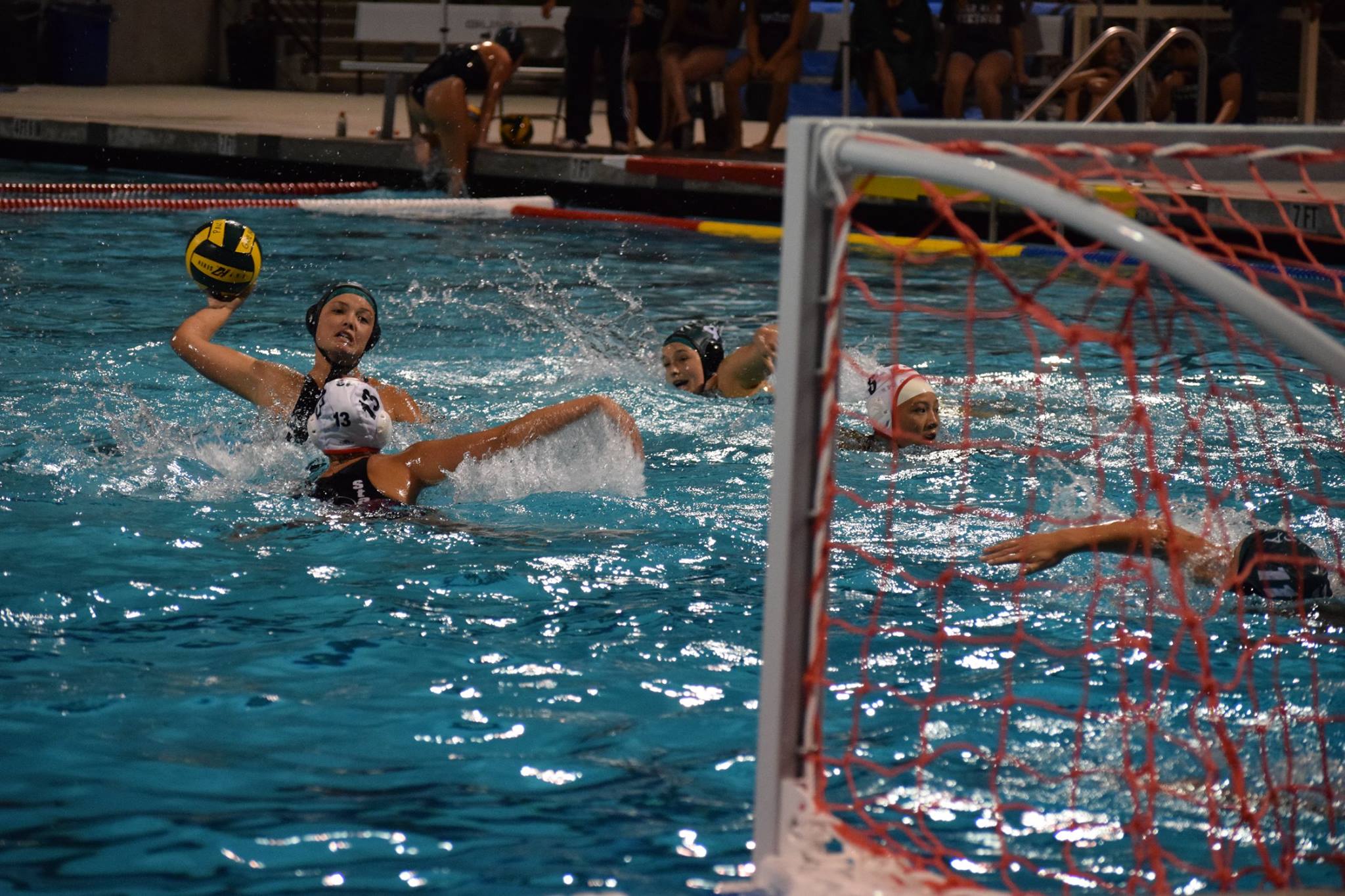 The Palo Alto High School girls’ water polo team ends a strong season with a loss Photo by Chirag Akella. 