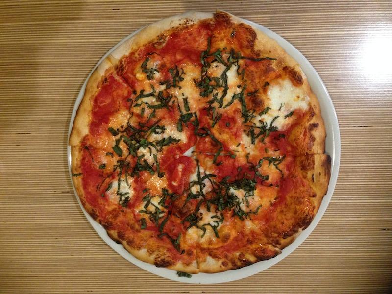 The Margherita Pizza is one of the most popular pizzas at Fire, Oak and Barley. Photo by Daniel Li. 