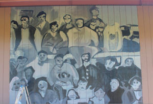 Admin removes James Franco mural from Student Center