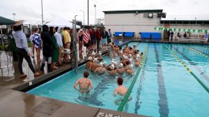 Slideshow: Boys' and girls' swimming defeats Homestead at first meet