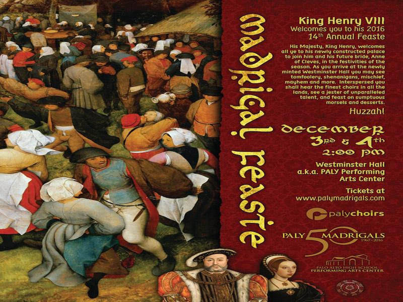 Madrigal Feaste to take place in Performing Arts Center