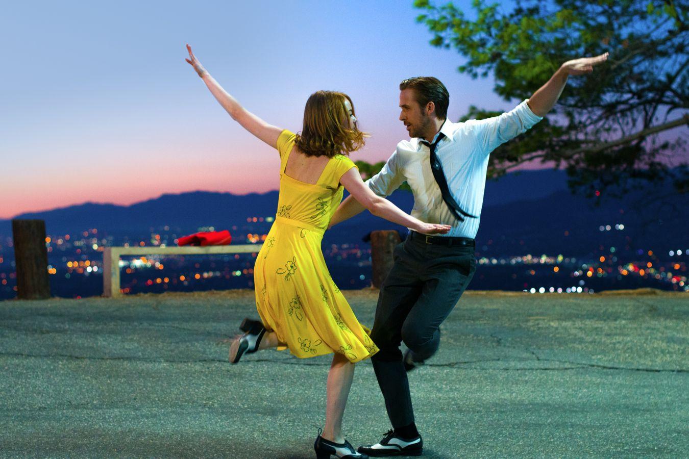 Actors' Emma Stone and Ryan Gosling exemplify their tap dancing skills in their iconic number 'A Lovely Night'. Photo Courtesy of 'La La Land'