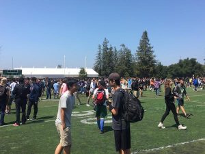 Students, teachers frustrated as third fire alarm of the school year halts classes