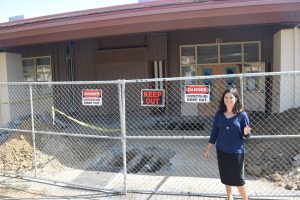 Students adjusting to new library construction
