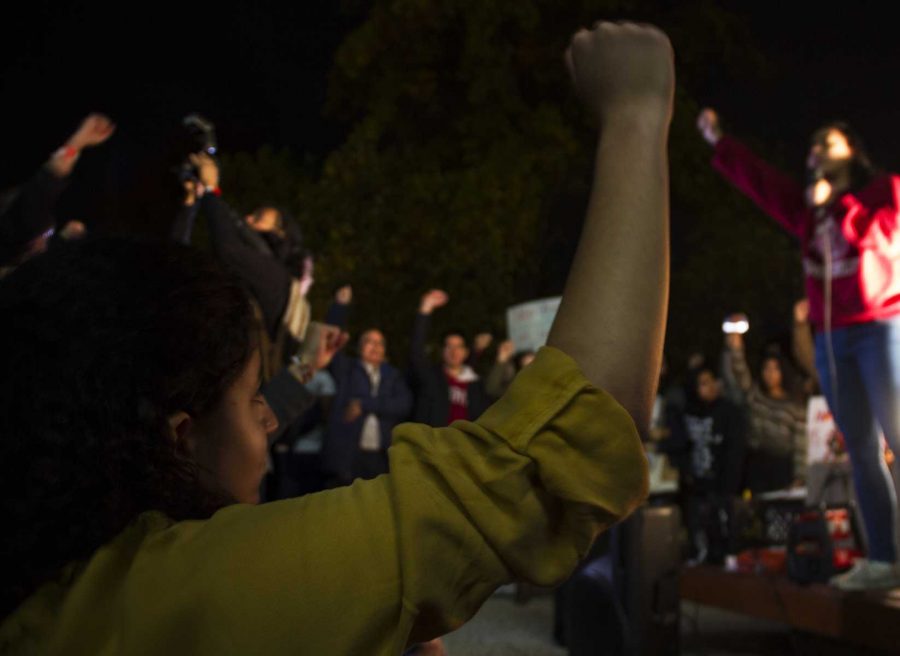 Stanford rally presents peaceful response to controversial speaker
