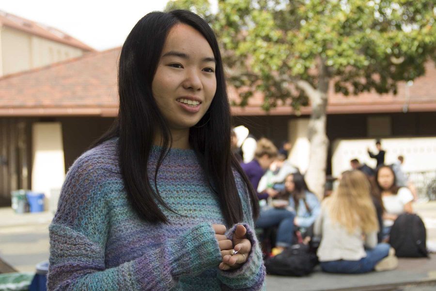 Palo Alto High School senior and organizer of the 2016 Palo Alto Peace March, Hana Morita, speaks about her involvement in activism. Morita is one of the founders of the student-run publication Anthro, a magazine that provides a platform for students from Paly, Gunn High School, and Stanford University to share opinions and promote activist causes. According to Morita, the magazine was originally founded as a perspective magazine, but has evolved into a platform for activism following the 2016 election.   