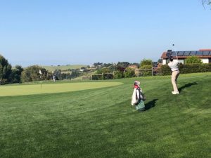 Boys' golf sets school record on senior night