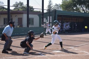 Softball prevails in thrilling match against Gunn
