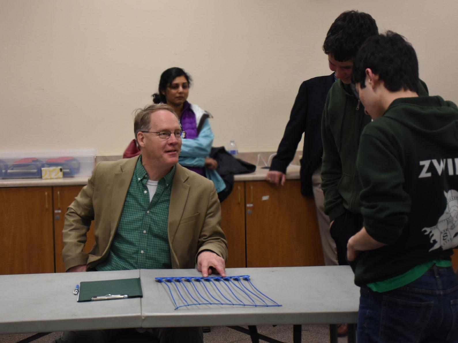 After reflecting on his time, Kuszmaul said he was most proud of acting as the adviser for the school robotics team. "This is my sixth year at Paly," Kuszmaul said. "My [crowning achievement] would be the robotics team and how it functions," Kuszmaul said. Photo: David Ely