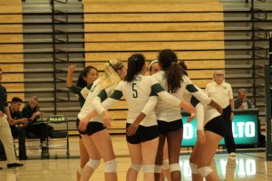 Girls' volleyball defeats Homestead in first league game