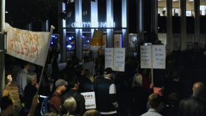 Video: Palo Alto rallies to protect Mueller