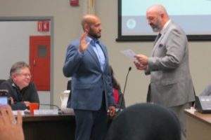 Changing of the guard for school board
