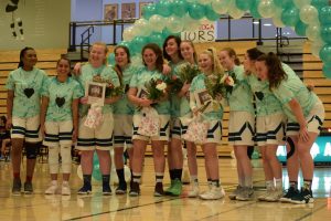 One last shot: Girls' b-ball team finishes strong on senior night