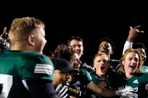 Vikings cruise to 34-24 win in football conference opener