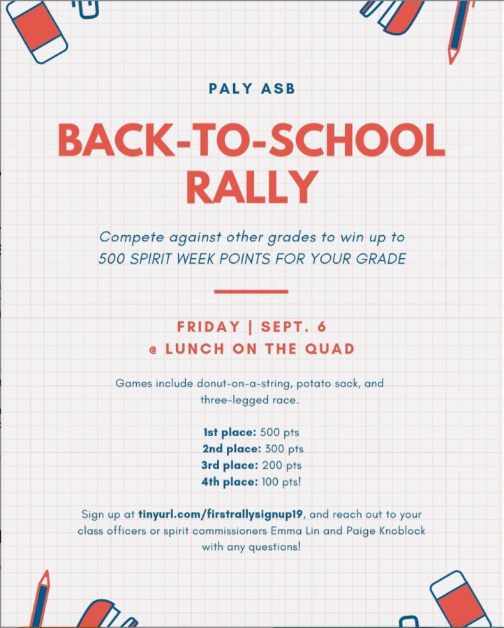 Back-to-School Rally offers early Spirit Week advantage