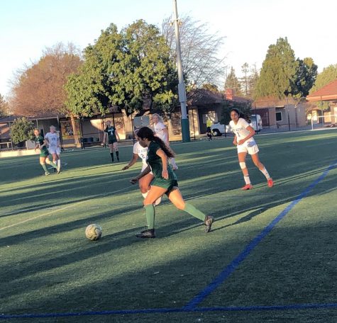Girls varsity soccer loses to Los Altos