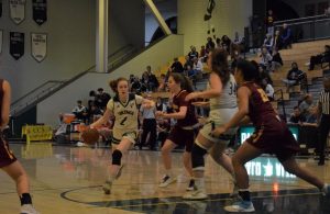 Girls' varsity basketball loses against Menlo Atherton at CCS Finals