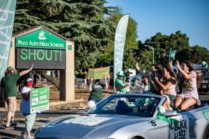 Class of 2020 celebrates graduation in a flurry of cheering and honking