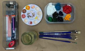 Art department distributes supplies, adjusts to online learning
