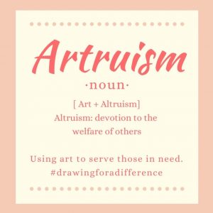 Artruism Club: Drawing for a Difference