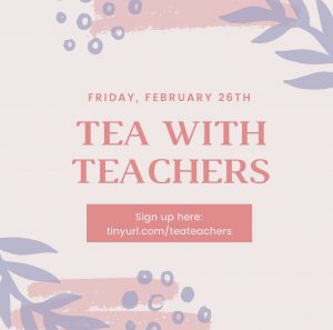 ASB to host virtual 'Tea with Teachers' event