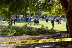 Atmospheric river passes through campus
