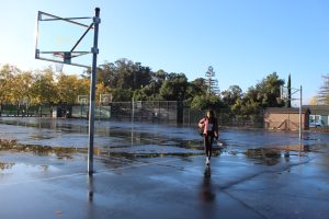 Heavy rain prompts discussion over lunch protocol