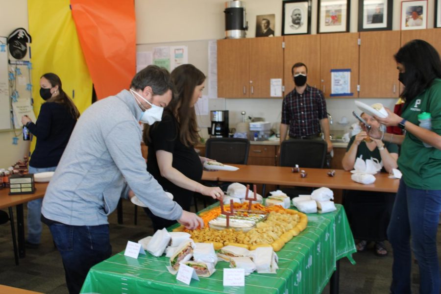 Snackadium+Super+Bowl+celebration+for+math+and+science+departments