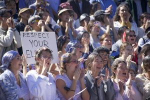 Football field rally concludes Generation Day