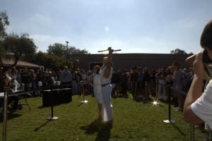 Amid rally scalebacks, students enjoy Spirit Week on the Quad