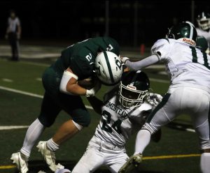 Vikings fall to Mustangs in intense homecoming match