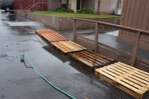 Another wet weekend, low chance of flooding