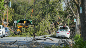 Heavy winds damage infrastructure, schools, neighborhoods