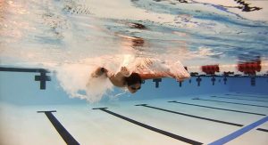 Swimming in water and work