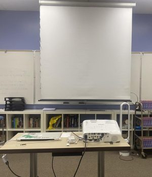 Apple TVs to replace current projectors