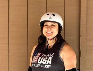 Teacher qualifies for national roller derby team