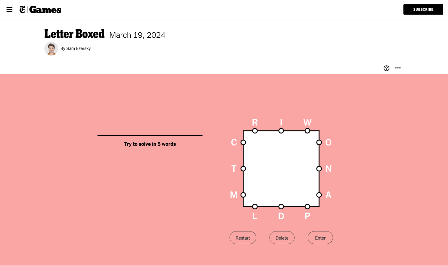 New York Times games Worth playing for students? The Paly Voice