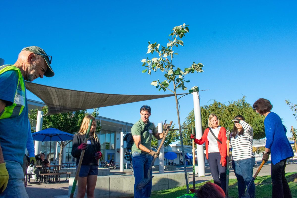 JLS tree planting ceremony, potluck honors French sister city anniversary