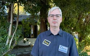 Board candidate Colohan connects with students directly