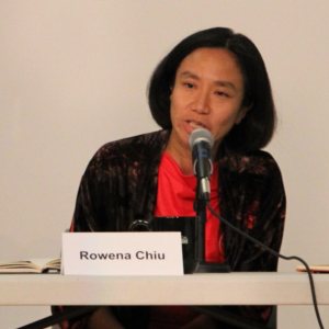 Rowena Chiu takes questions at a school board open forum. Running for one of two vacant seats on the Palo Alto Unified School District Board of Education, Chiu is emphasizing a focus on community-driven solutions and transparent communication. "One should be genuinely intentional about listening to the views of people that have voted for you," Chiu said. "The voters are not here to serve you — you are here to serve them."