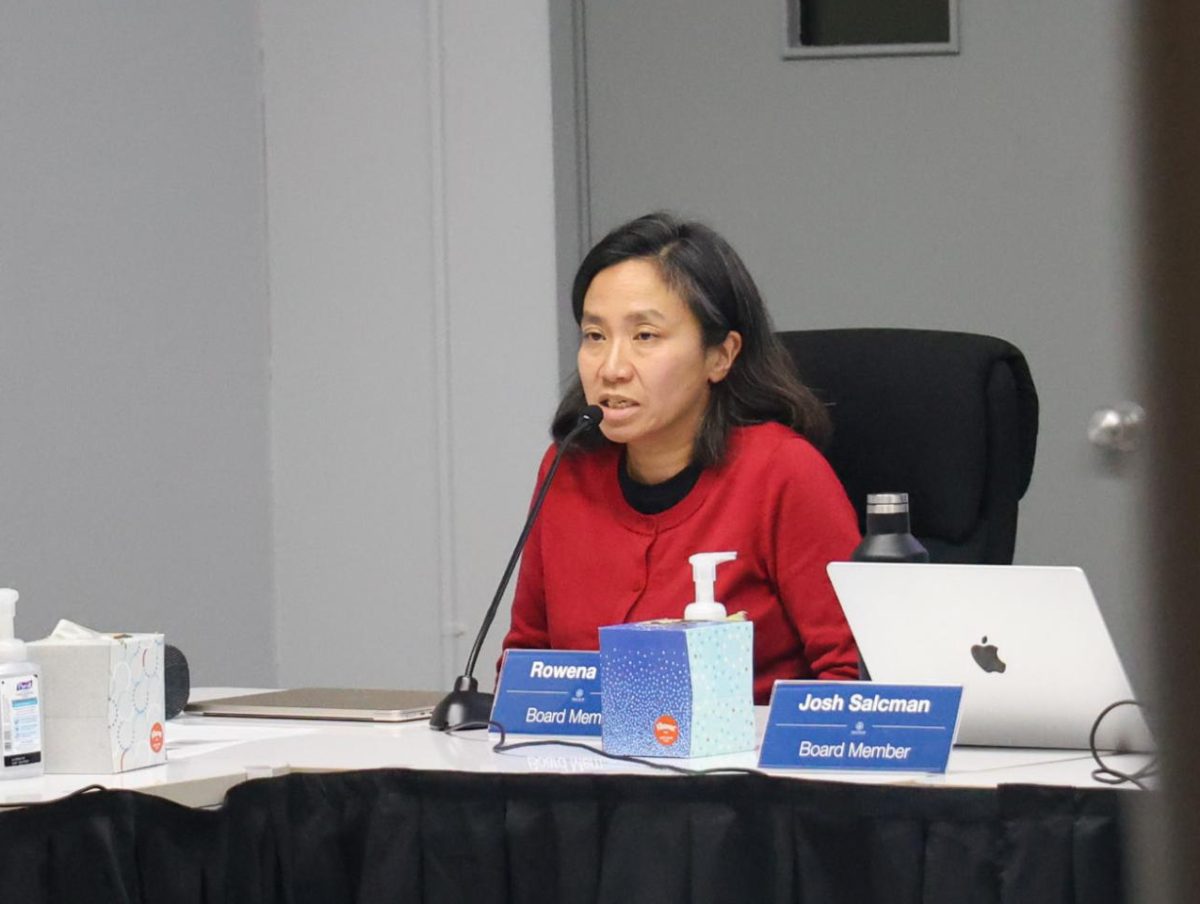 The Palo Alto Unified School District Board of Education voted 4-1 to approve a modified reassignment of newly elected board trustee Rowena Chiu’s responsibilities in a board meeting last night. According to board trustee Shounak Dharap, the agenda item follows Chiu’s online conduct that led to harmful rhetoric about a fellow PAUSD staff member. 