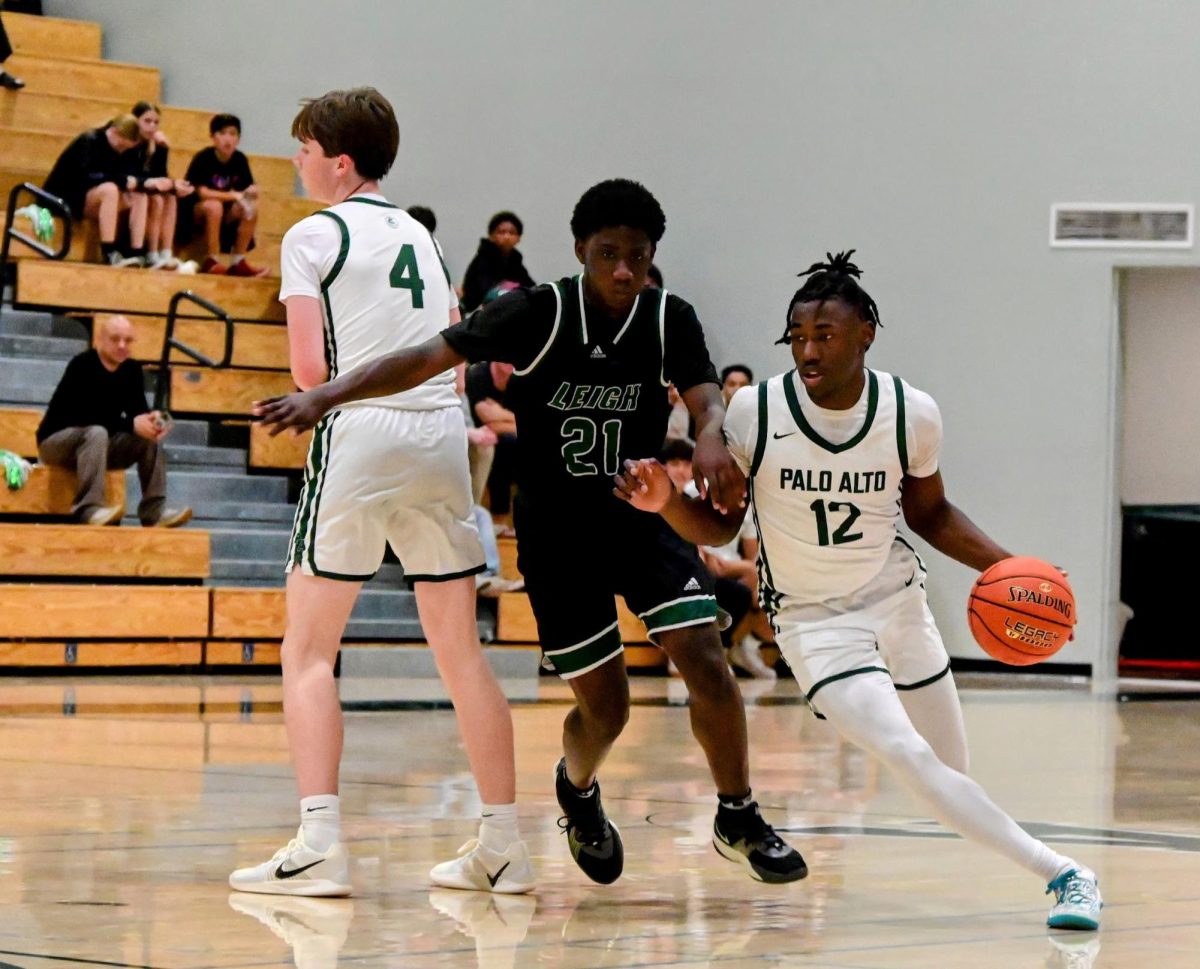 Viking senior Jorell Clark rushes past Longhorn defender in the fourth quarter of the Central Coast Section playoff semifinals. According to Clark, he is grateful for his teammates' support. "I'm thankful for my teammates for really stepping up, being there for me every single part of the way," Clark said. "We're all doing this as a team. I'm looking forward to big things." 