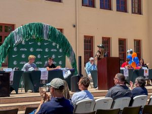 Senior athletes celebrate at Signing Day