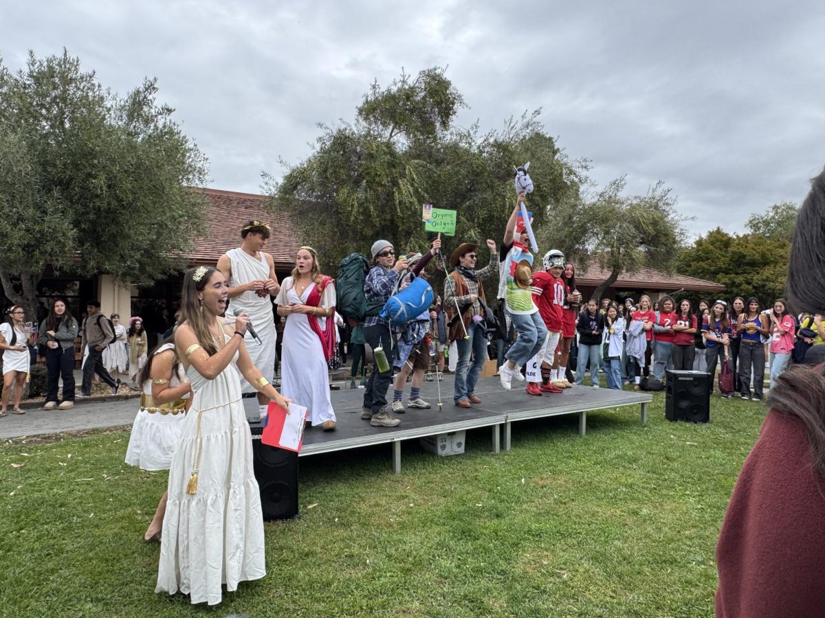 'Best-dressed' candidates celebrated as the winners were called out during brunch on the Quad at Palo Alto High School. Junior winner Annie Kasanin said she adopted the Green Goddess theme to her way of thinking. "Granola is an aesthetic, granola is a lifestyle, it's a mindset," Kasanin said. 