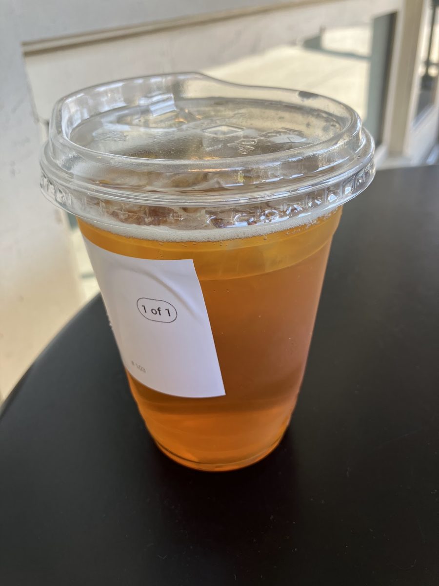 Iced Green Tea ($5) – a Japanese green tea, with ice and an adjustable sweetness level.