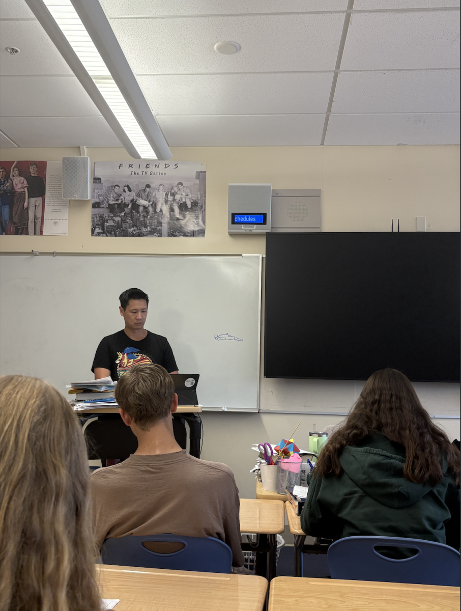 Palo Alto High School math teacher Daniel Nguyen, who will be teaching Multivariable Calculus next year, prepares to teach his Algebra 2/Trig A class Monday. According to Nguyen, he is eager to begin teaching students the applications and concepts that the course entails. “I'm really looking forward to showing a lot of cool material that shows up in these classes,” Nguyen said. “There are a lot of applications and just a lot of interesting concepts that I'm glad students are going to be able to learn.”